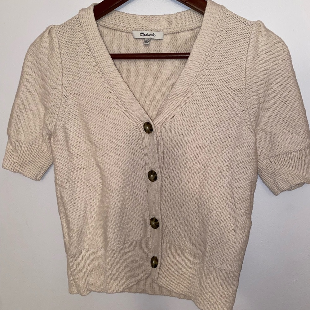 Madewell Knitted Button Down Top